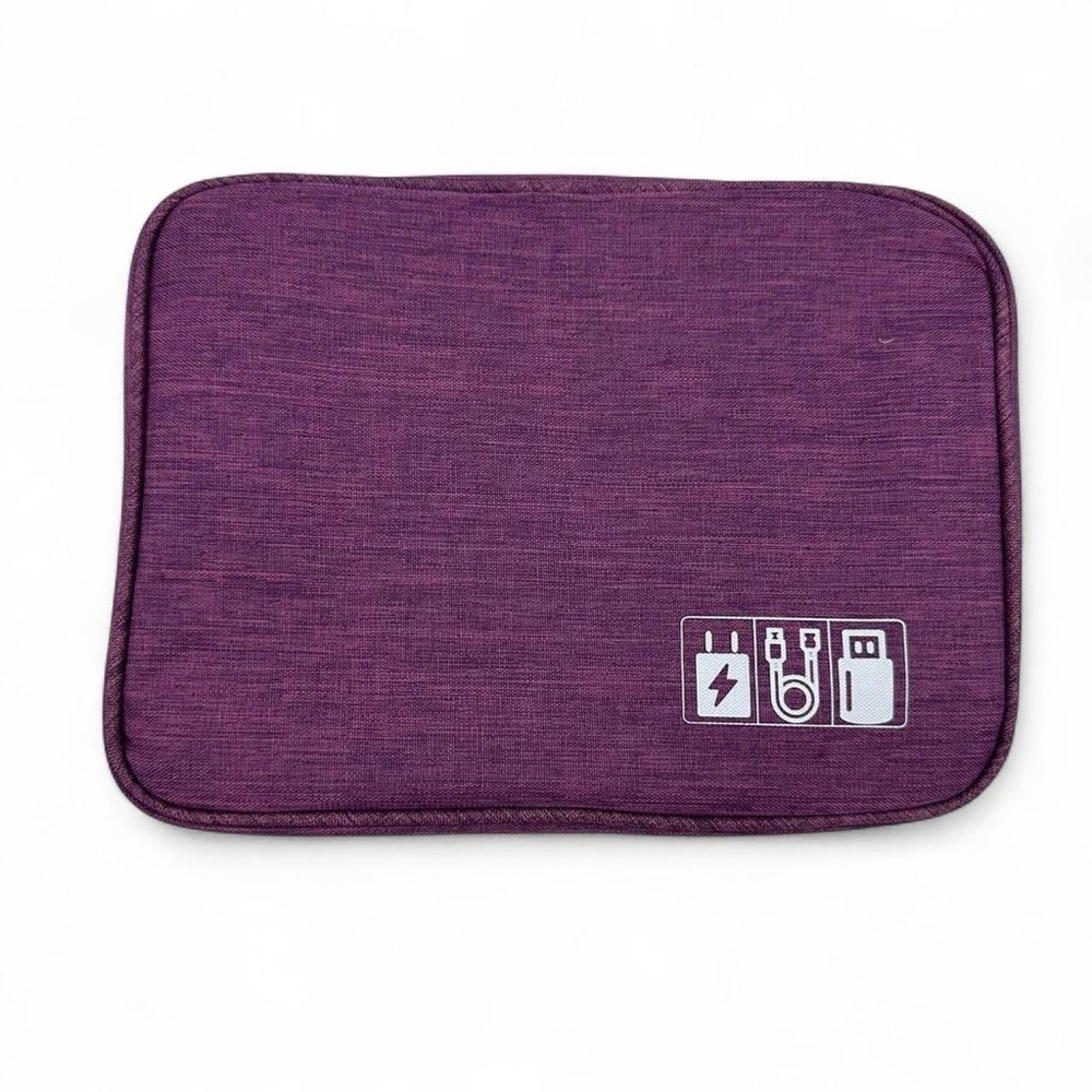 New Travel Digital Purple Electronics Waterproof Organizing Bag